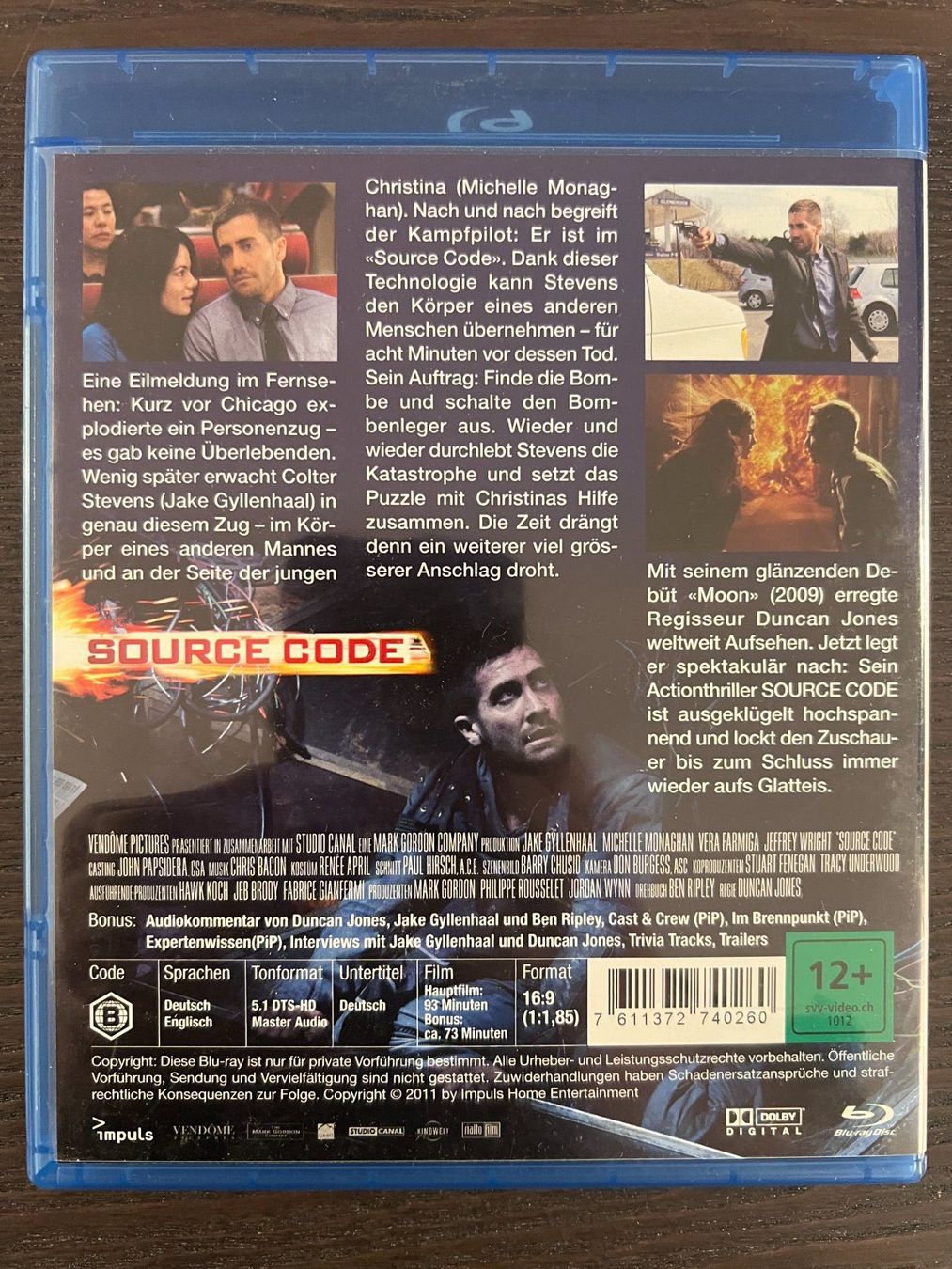 Tous les DVDs: Source Code – D'occasion à Zürich par Blu-ray_ZH 1