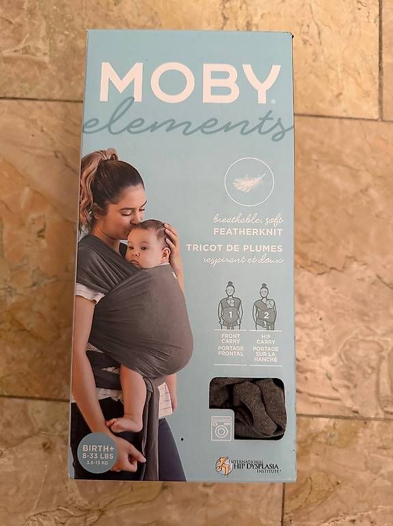 Marsupi portabebè: Moby Elements Wrap Tragetuch  – Nuovo e nell'imballaggio originale da Uster venduto da kla_rby5