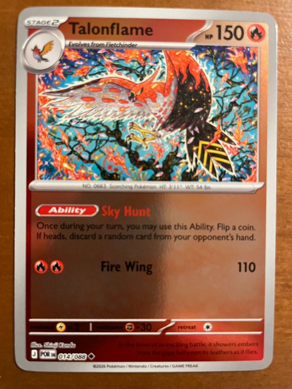 Pokémon Carte collezionabili: Pokemon Talonflame Reverse (Versand gratis) – Nuovo (secondo la descrizione) da Chur venduto da Angerson