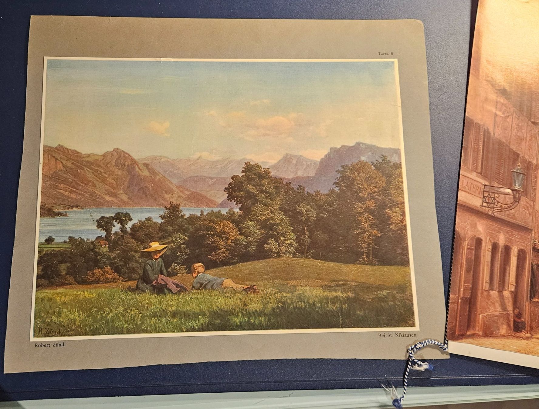 Foto & Immagini: Robert Zünd Kunstdruck "Bei St. Niklausen" – Usato da Luzern venduto da FamilieCaGi 1