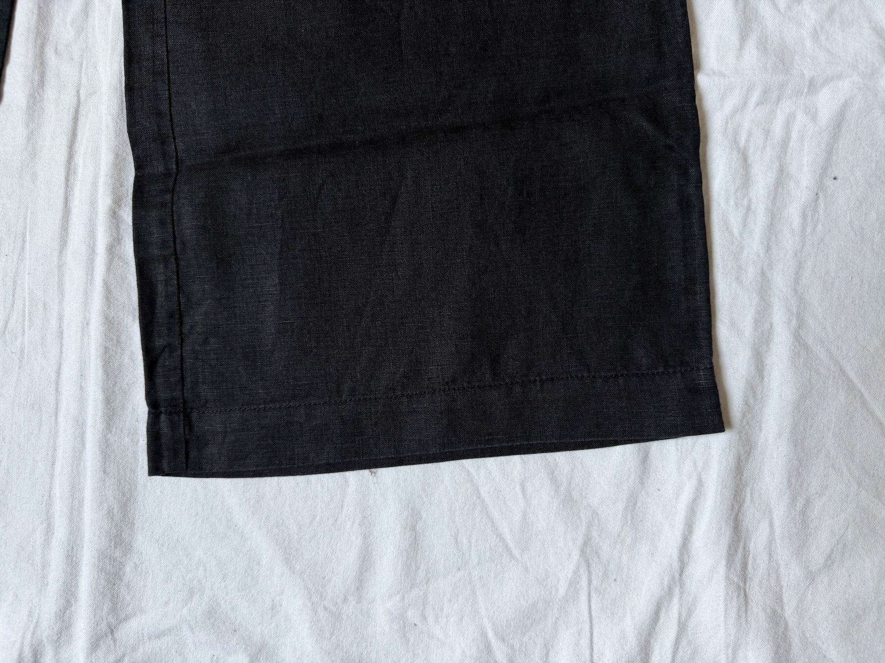 H&M Pantaloni: H&M Leinenhose, schwarz, Gr. 34, NEU – Nuovo (secondo la descrizione) da Basel venduto da Solaia28 2