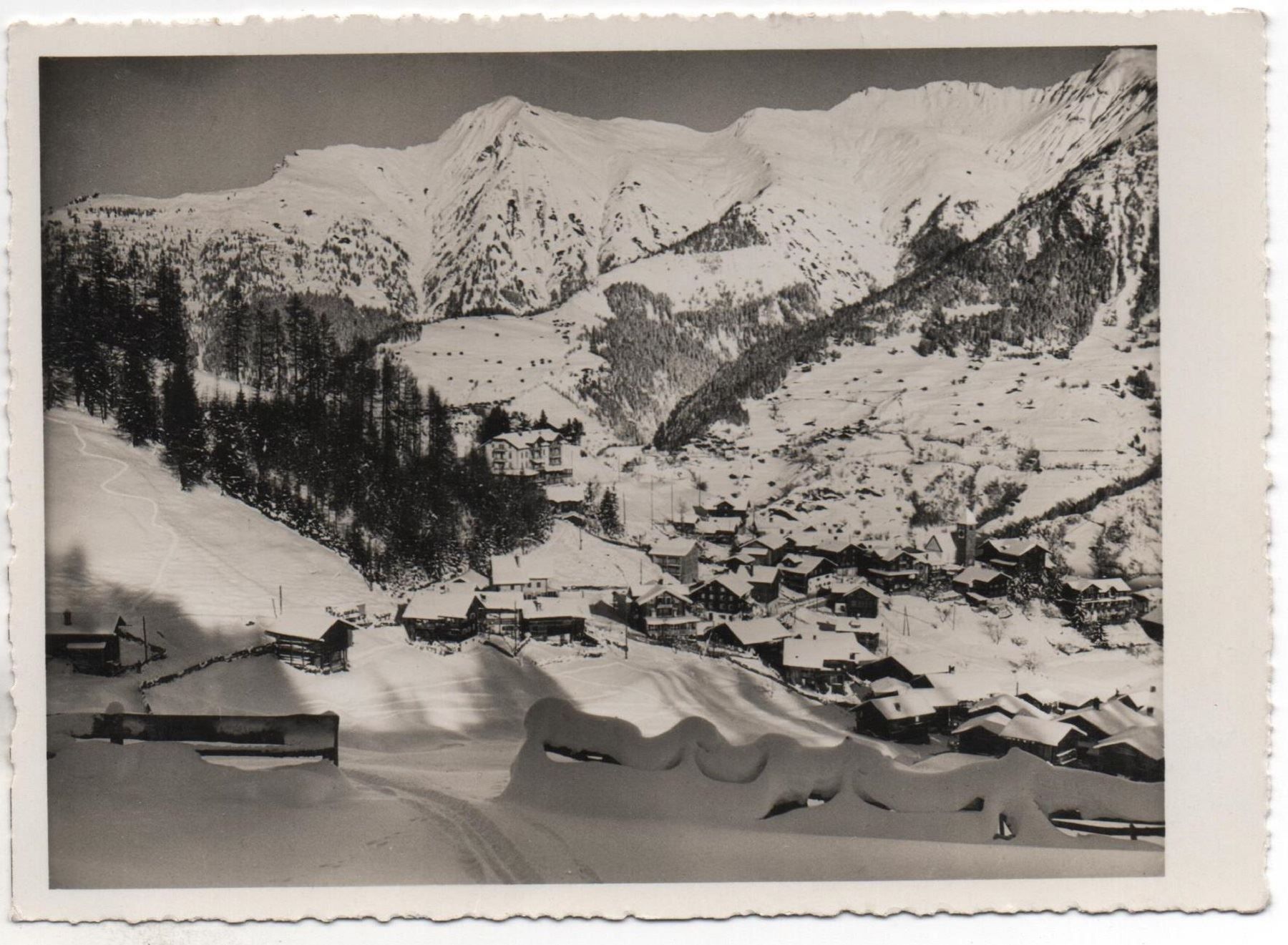 Ansichtskarten: TSCHIERTSCHEN Winterkurort – Gebraucht aus Jona von philajona