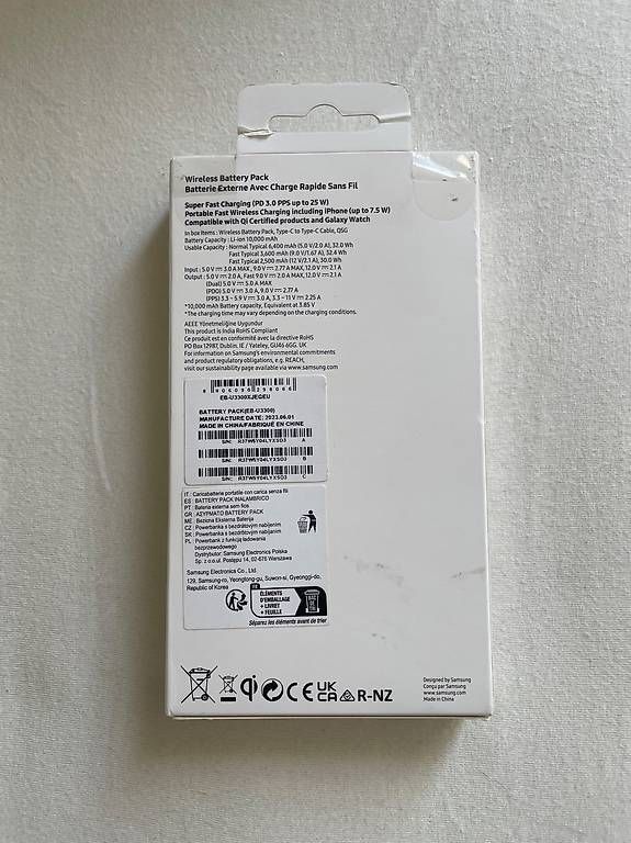 Batterie: Batterie portable wireless – Usato da La Sarraz venduto da ann_kaline 1