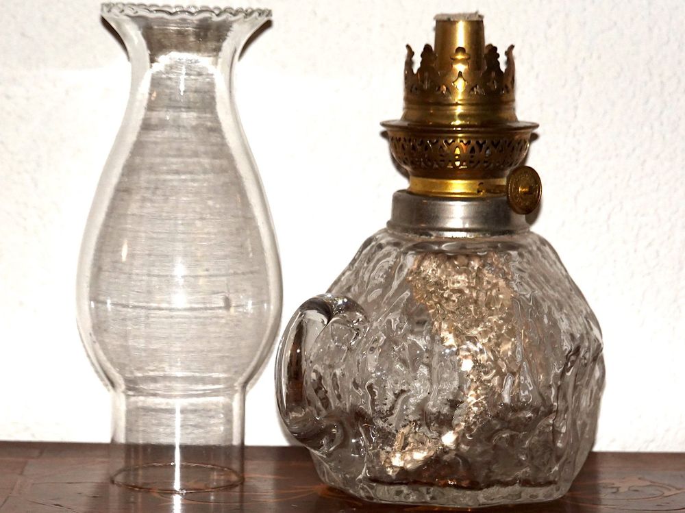 DRULINE 2er-Set Öllampen Blau - Petroleumlampen Aus Glas/Edelstahl Für Garten & Deko