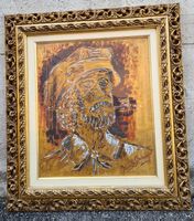 Quadro d'autore con cornice dorata, stile vintage!