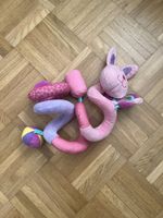 Hübsches Babyspielzeug Stofftier Hase mit Spirale, Top!