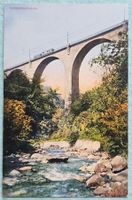 AK Lorzentobelbrücke mit Bahnkomposition (1917)