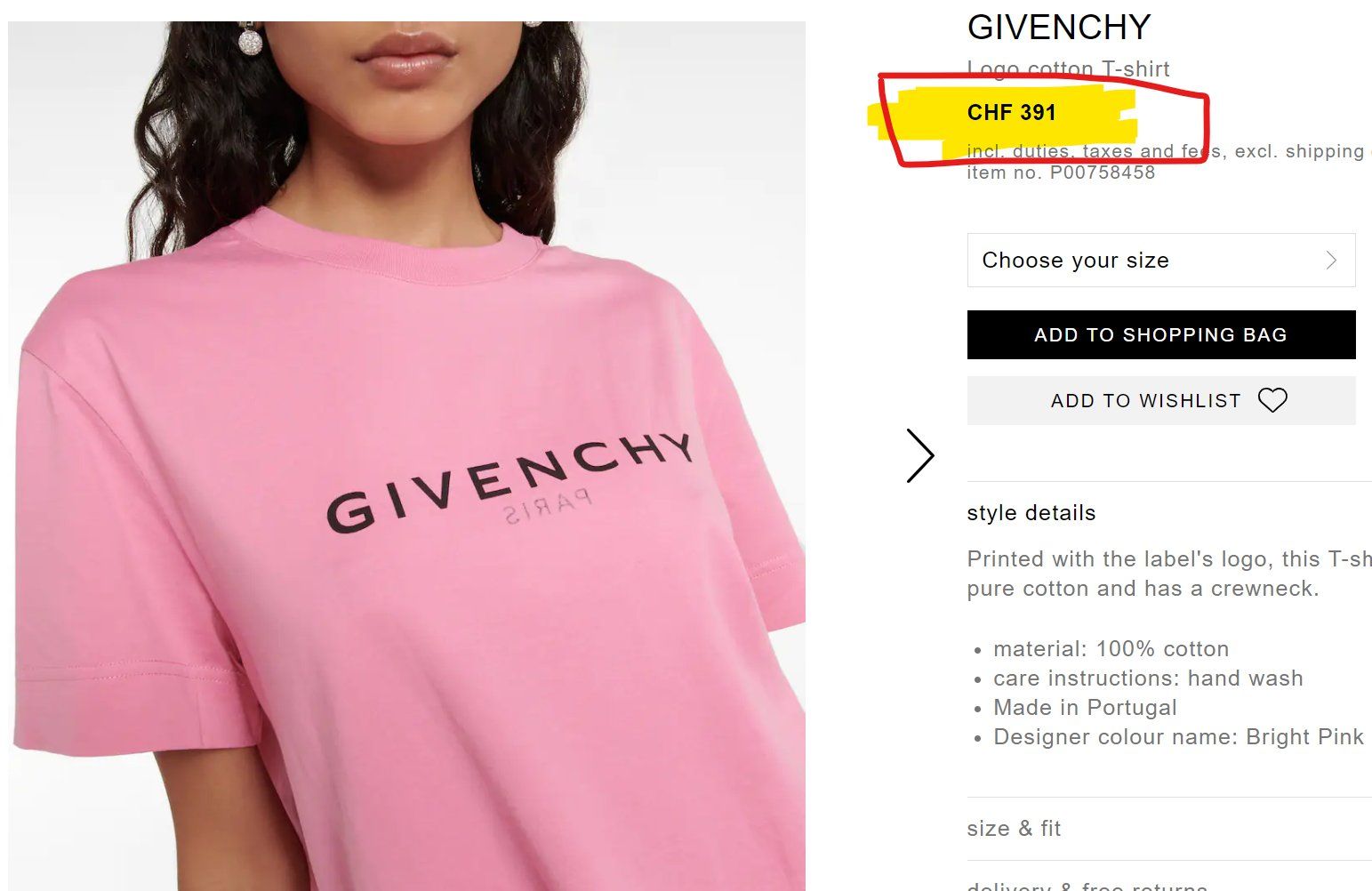 Givenchy T-shirt: GIVENCHY Logo T-Shirt - Coral Gross S – Nuovo e nell'imballaggio originale da Cham venduto da Trendy_Outlet 7