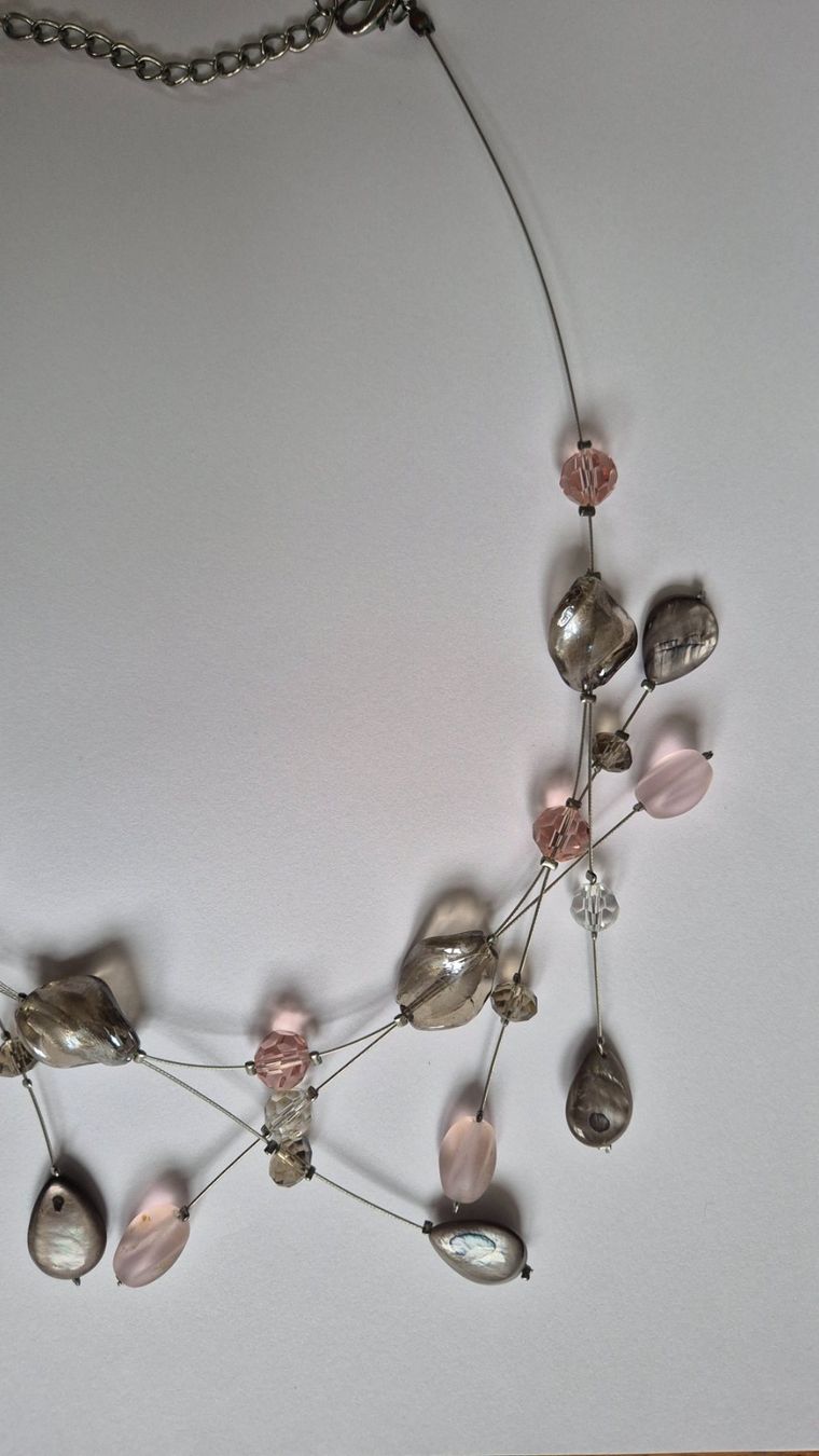 Catenine: Collier en perles de verre – Usato da Bellevue venduto da tall09 2