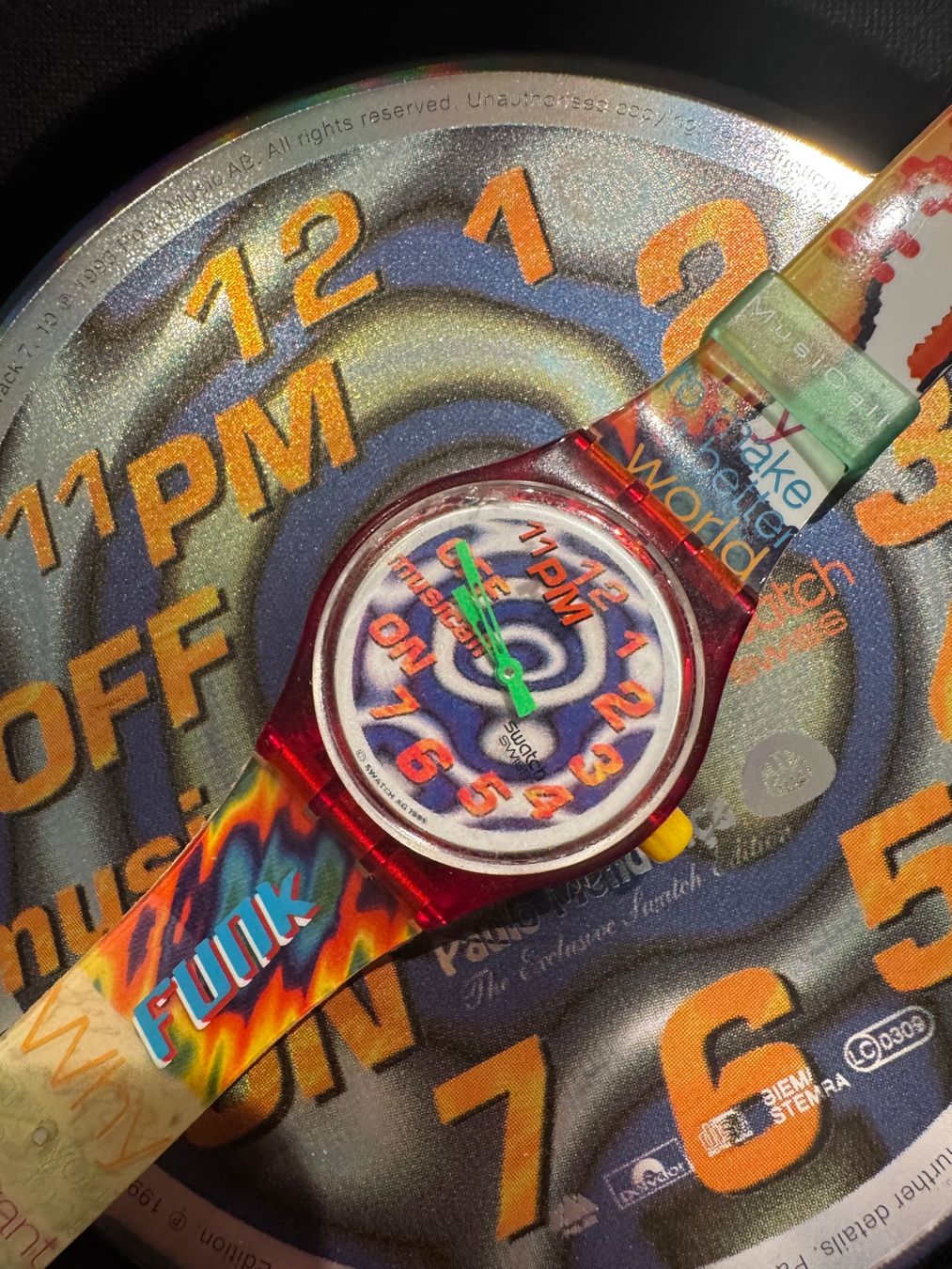 Swatch Uhren: SWATCH , Musical Special, 11 pm , Paulo Mendonça – Neu und originalverpackt aus Zürich von SAVAPFC 2