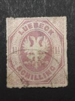 Lübeck Mi-Nr. 14  gestempelt 110 Fr