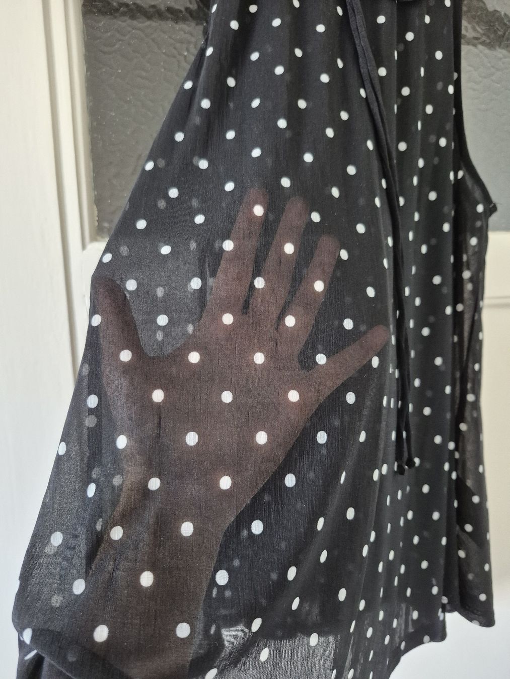 H&M Top: Top à pois transparent H&M Divided 36 – Usato da Lausanne venduto da claire1401 3