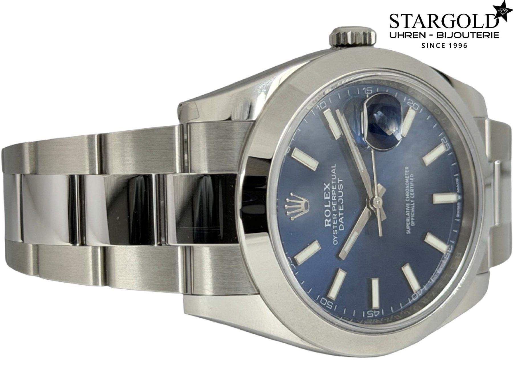 Rolex Montres: Rolex Datejust 41 blue - 126300 – D'occasion à Zürich par Stargold-Uhren 2