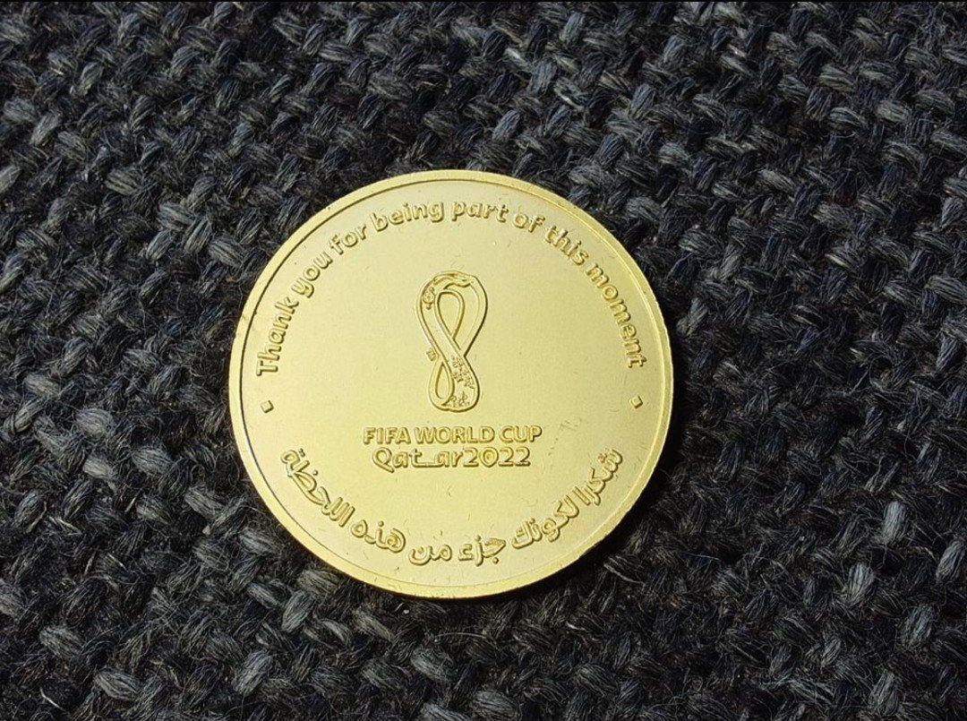 Medaglie: FIFA World Cup Qatar 2022 médaille commémorative – Nuovo (secondo la descrizione) da Genève venduto da arnoo 1