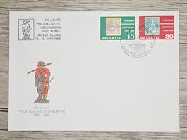 CL22 Enveloppe + Timbre Suisse 1985