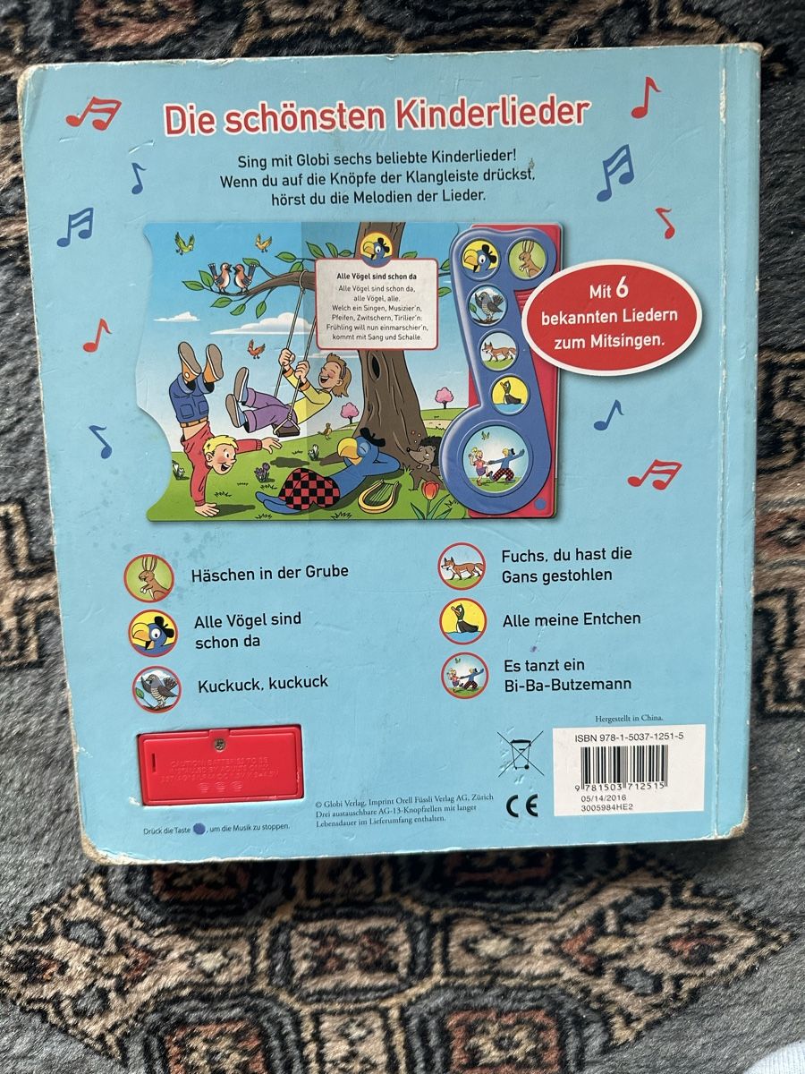 Libri: DIE schönsten Kinderlieder Globi – Usato da Uster venduto da bek_v2ct 4