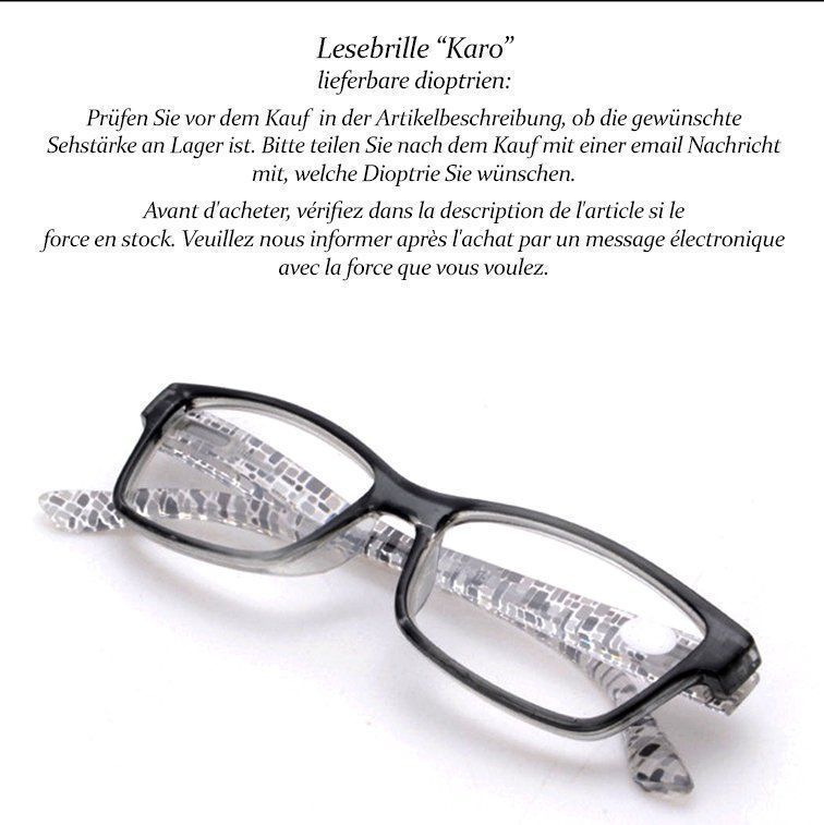 Occhiali & Lenti: Lesebrille Karo +1.0 – Nuovo e nell'imballaggio originale da Pfäffikon SZ venduto da ANNAPURNA8091