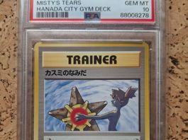 Misty’s Tears PSA 10 banned art JP 1998 Pokémon