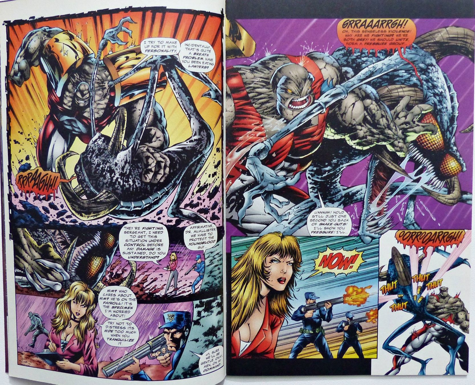 Fumetti: VIOLATOR VS BADROCK COMPLETE 4 PART SERIE BY ALAN MOORE 1995 – Usato da Lugano venduto da YouWantUS 3