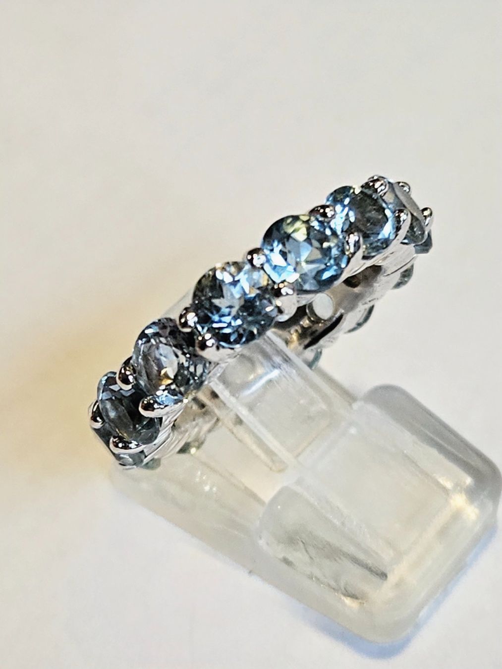 Ringe: Aquamarin Eternity Ring – Neu (gemäss Beschreibung) aus Zürich von Benedikt21 6