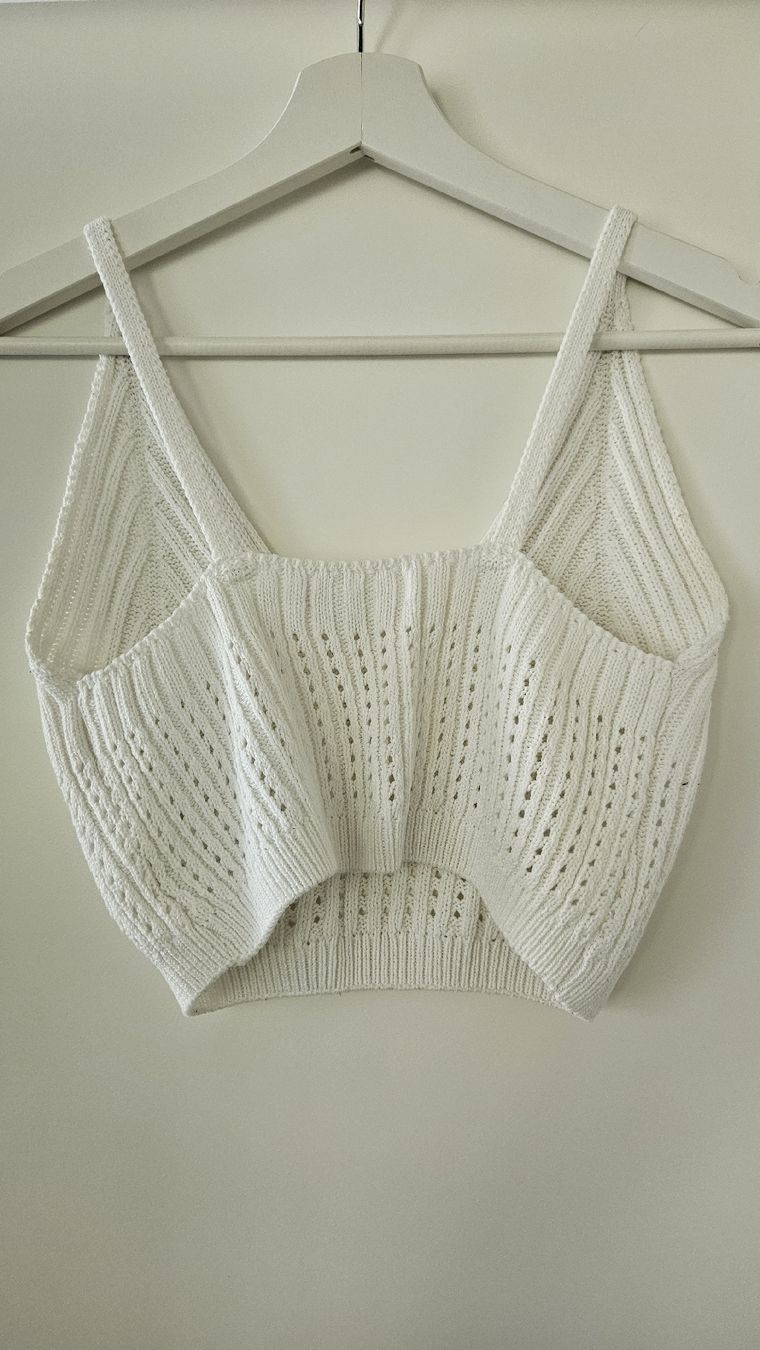 Tops: Häkeltop weiss Gr.34 – Gebraucht aus Hettlingen von Leaena279 1