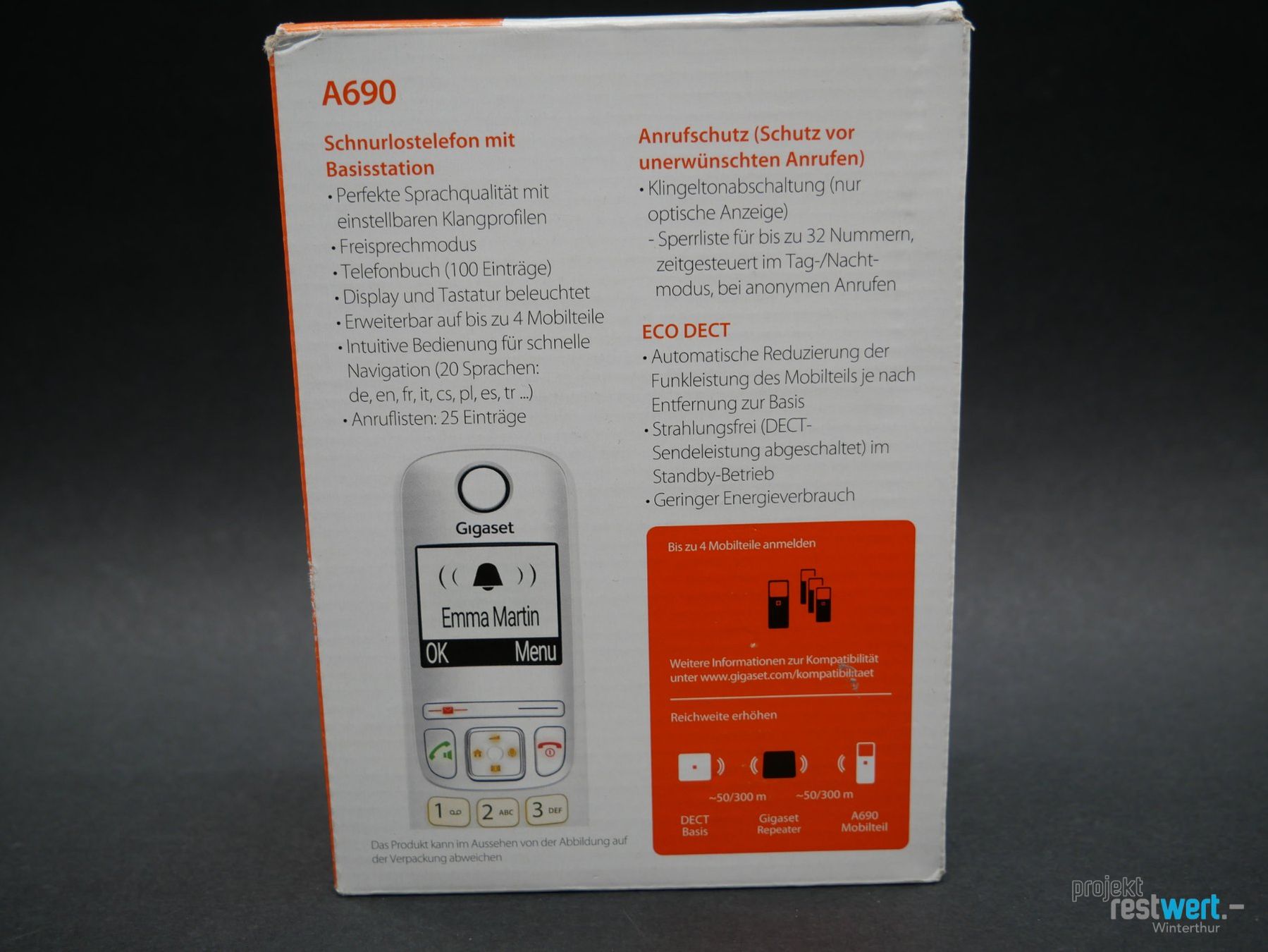 Gigaset Telefone: GIGASET Telefon mit Basisstation – Neu und originalverpackt aus Winterthur von Restwert_Winterthur 4