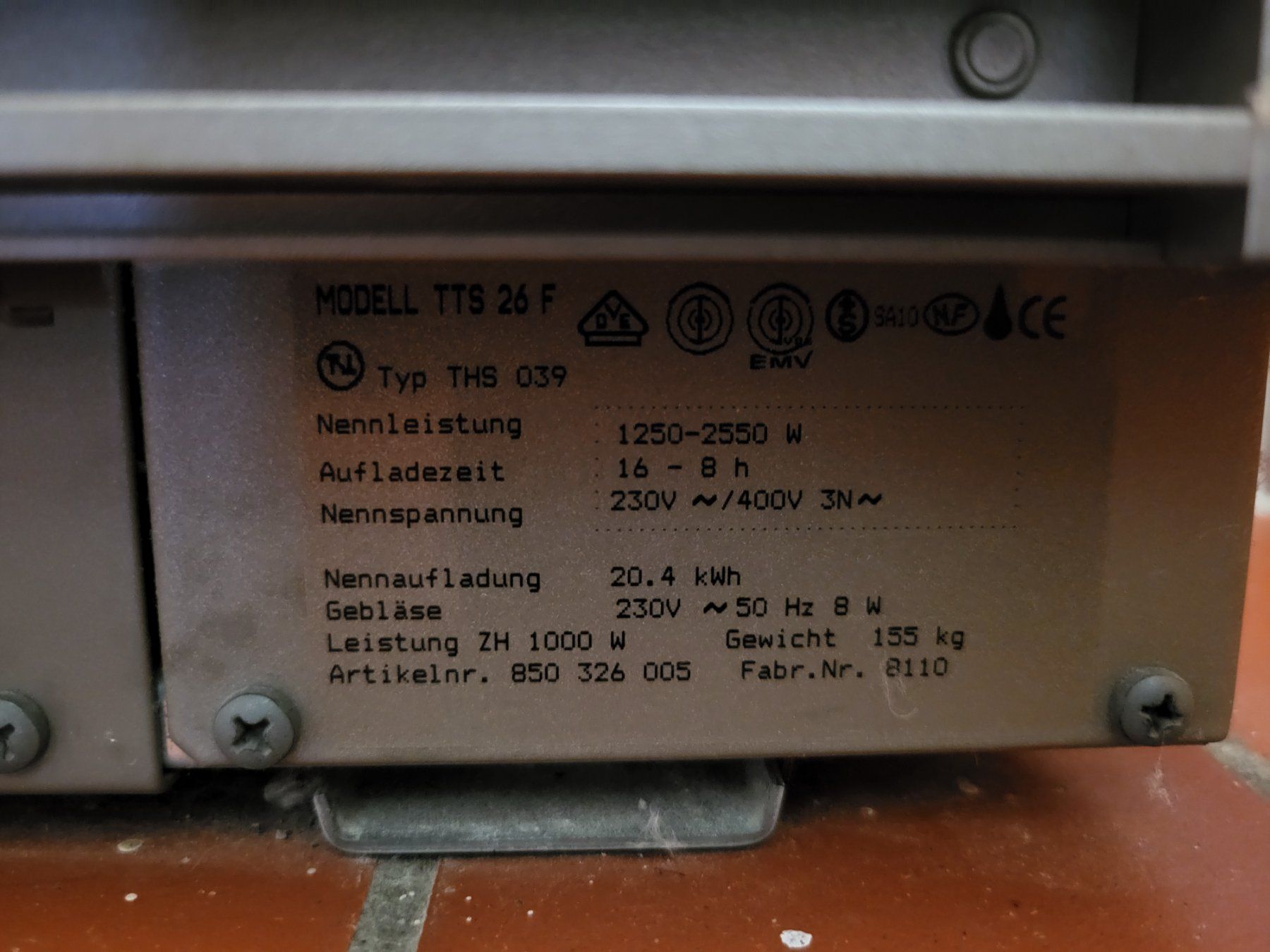 Heizgeräte: Speicherofen (elektrisch) – Gebraucht aus Schwändi GL von SarahElm 1