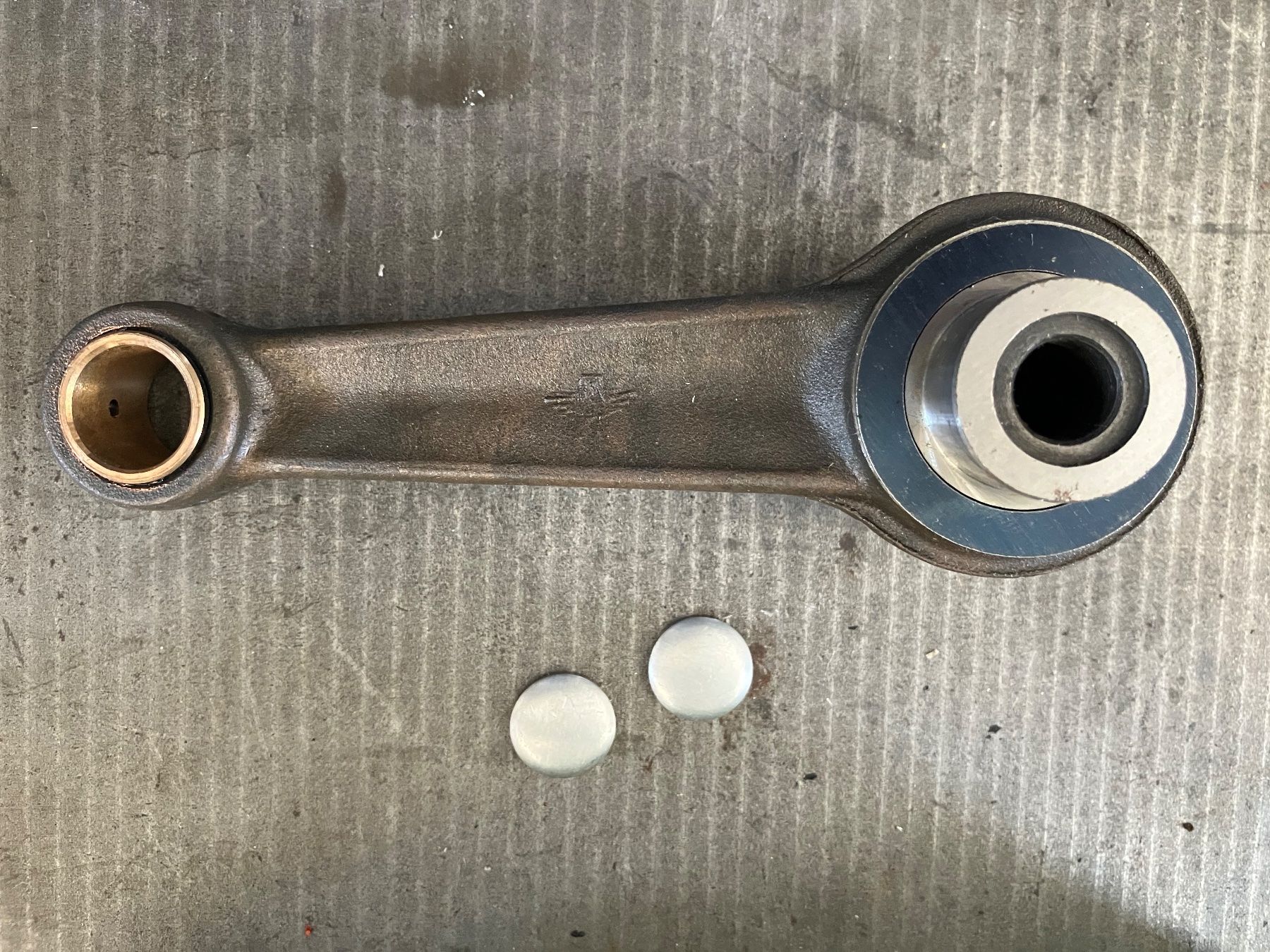 Tutti i ricambio per moto: Pleuel Ducati 175 Königswelle – Nuovo e nell'imballaggio originale da Oberuzwil venduto da Imker2 3