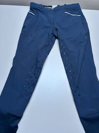 SPOOKS Damen Reithose Full Grip Navy Gr. M – praktisch neu  