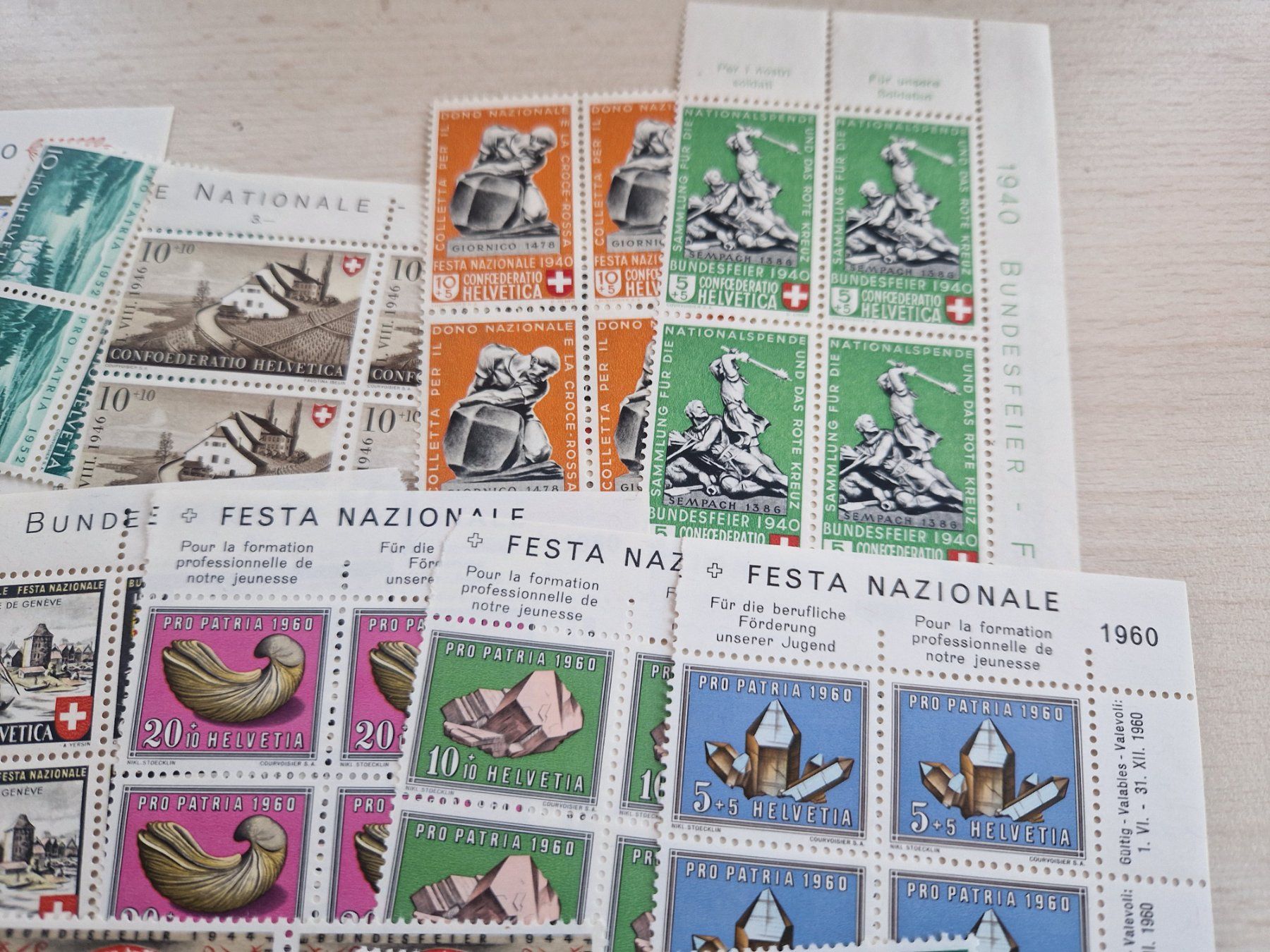 Tous les timbres: PP 4er Blöcke postfrisch**, ab 1.- – D'occasion à Burgdorf par Glossy01 2