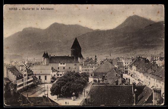 Cartoline postali: AK Bulle, Et le Moléson – Usato da Berlin venduto da bartko-reher