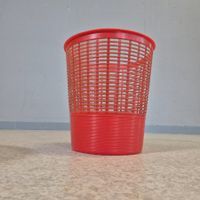 Vintage J.G. 210 Papierkorb Waste Basket rot