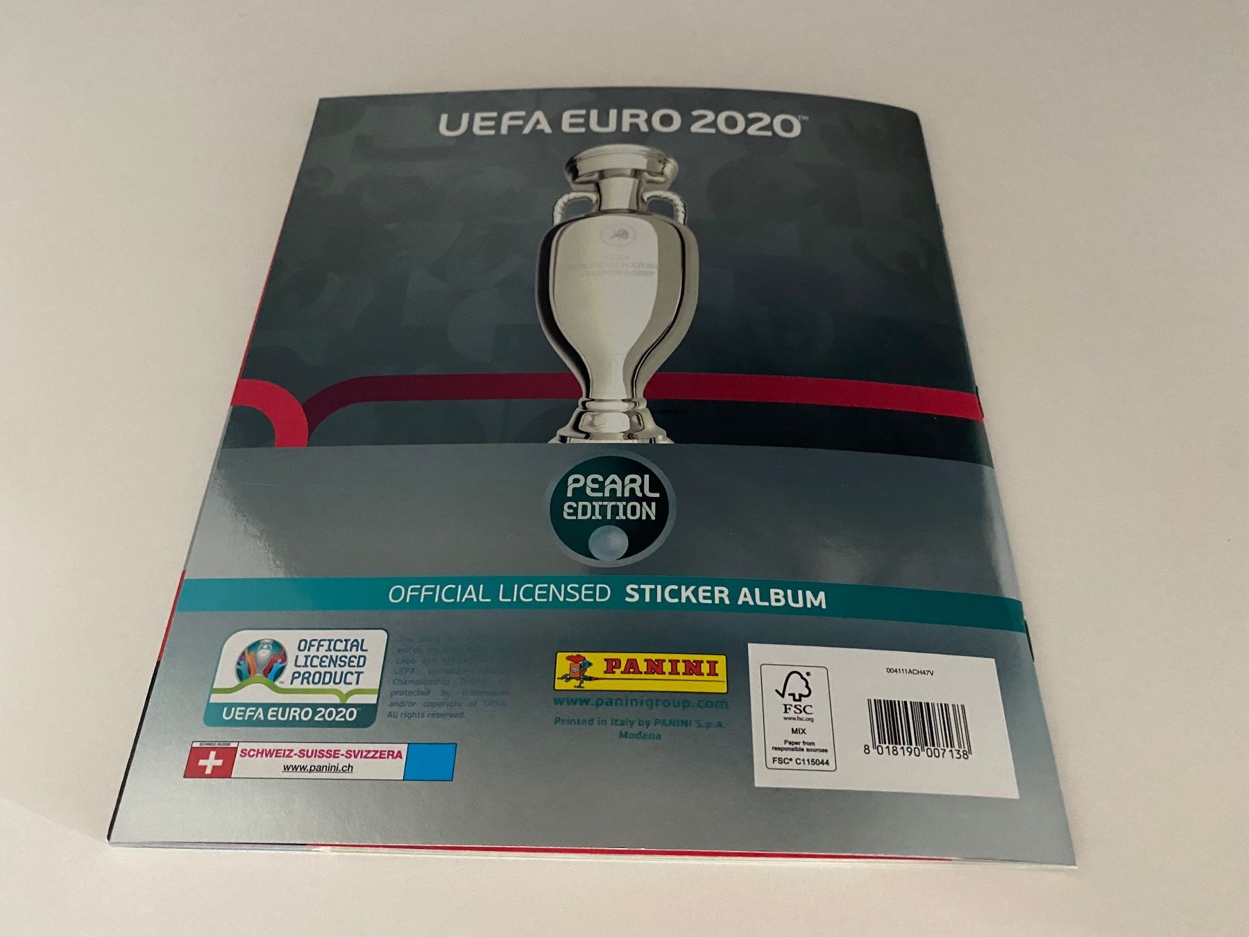 Panini Alben: Panini Stickeralbum UEFA EURO 2020 – Pearl Edition (leer) – Gebraucht aus Hergiswil LU von FcMalkov 9