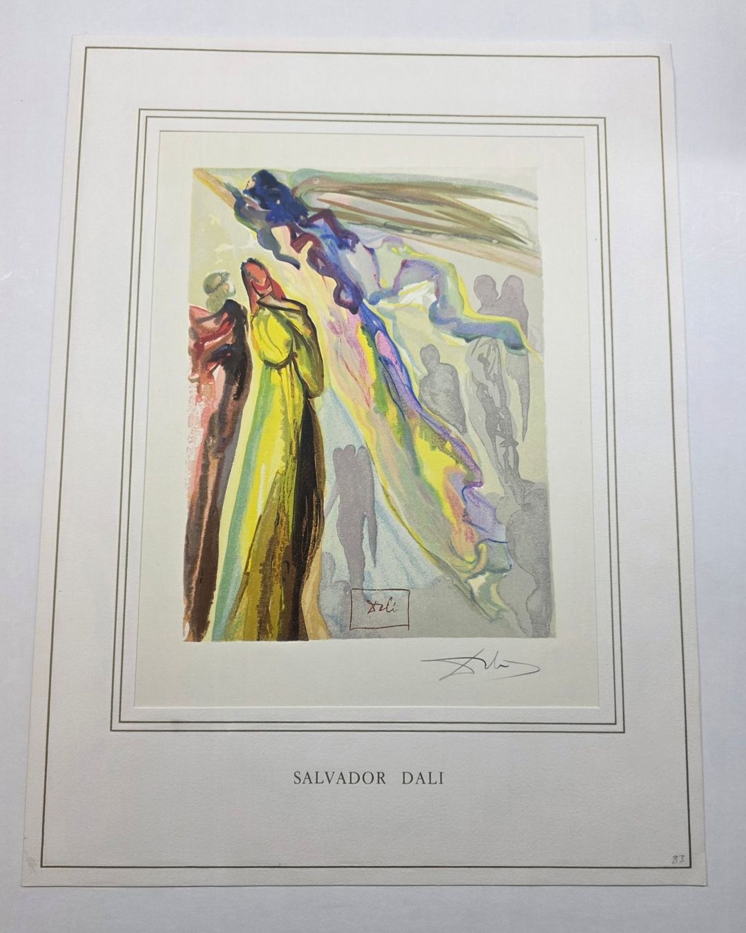 Grafica & Litografie: Salvador Dali - Farblithographie handsigniert – Usato da Dozwil venduto da Lucas-Michel