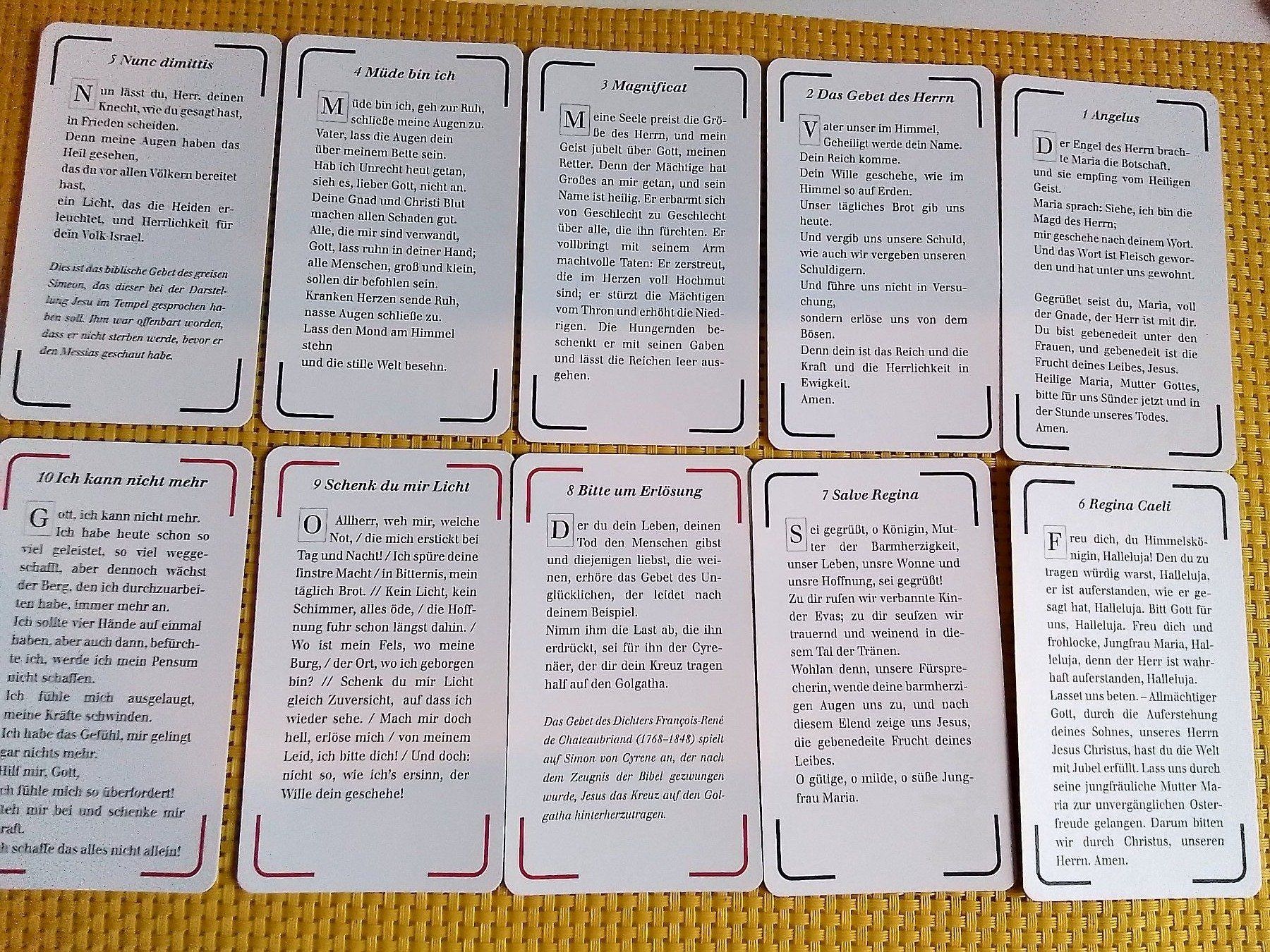 Karten: Heilgebete - Kartenset – Gebraucht aus Rebstein von Buchsi03 4