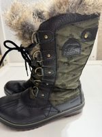 Bottes d'hiver Sorel imperméables kaki, taille 37.5