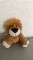 Plush lion toy brown golden mane used condition