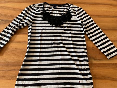 Tommy Hilfiger lässiges Shirt schwarz/weiss Gr. S