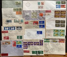 1923-1956 Interessanter Belegemix Schweiz (15 Stk)