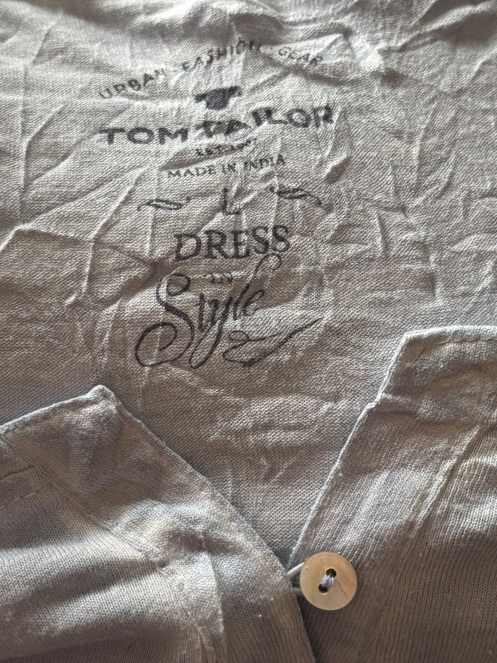 Tom Tailor Top: Haut à manches courtes bleu clair, taille L – Usato da Grand-Lancy venduto da hip_2rbd 2
