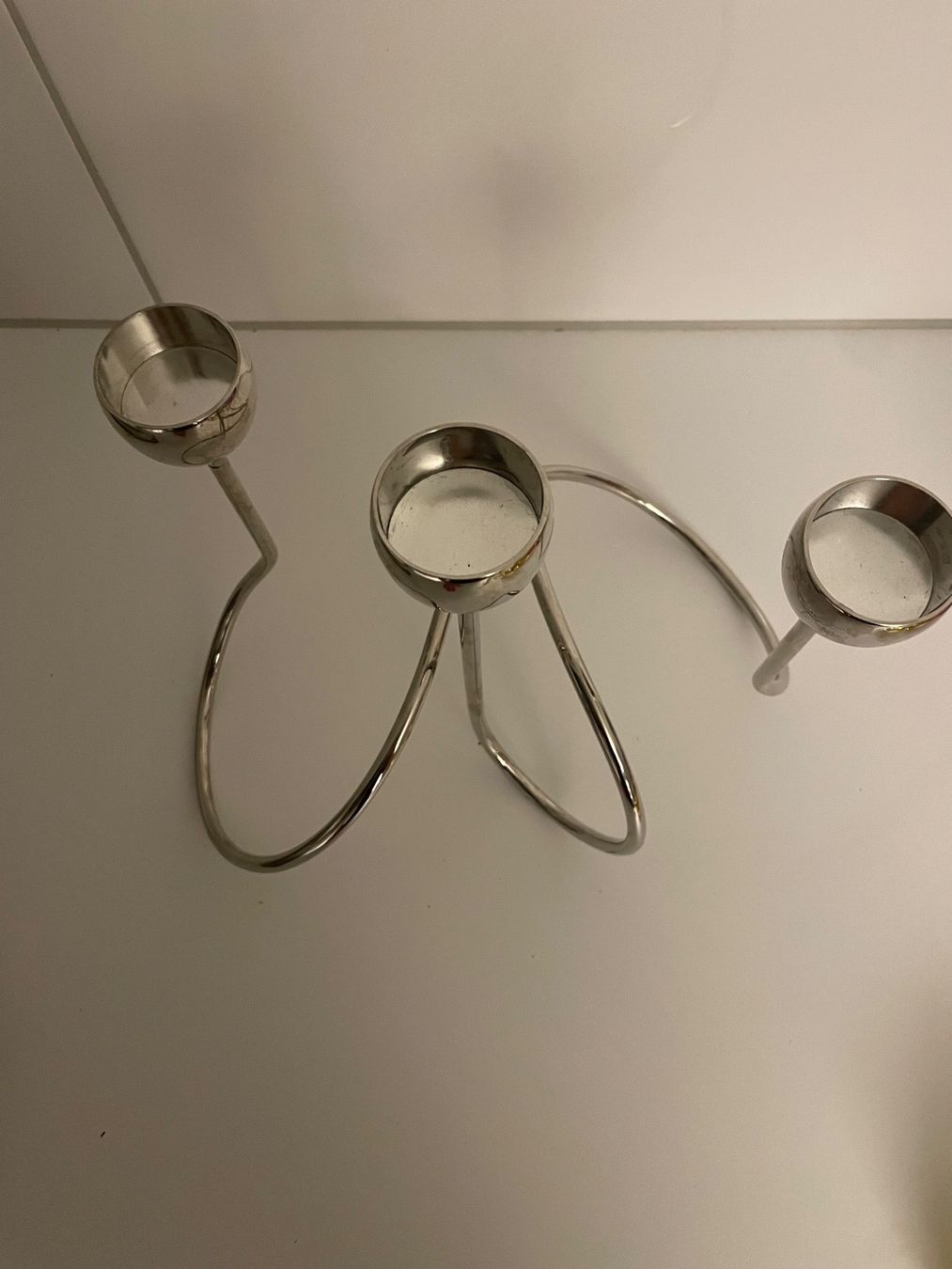 Kerzenständer: Metall-Kerzenhalter mit 3 Kerzen – Neu (gemäss Beschreibung) aus Niederglatt ZH von ctulimp