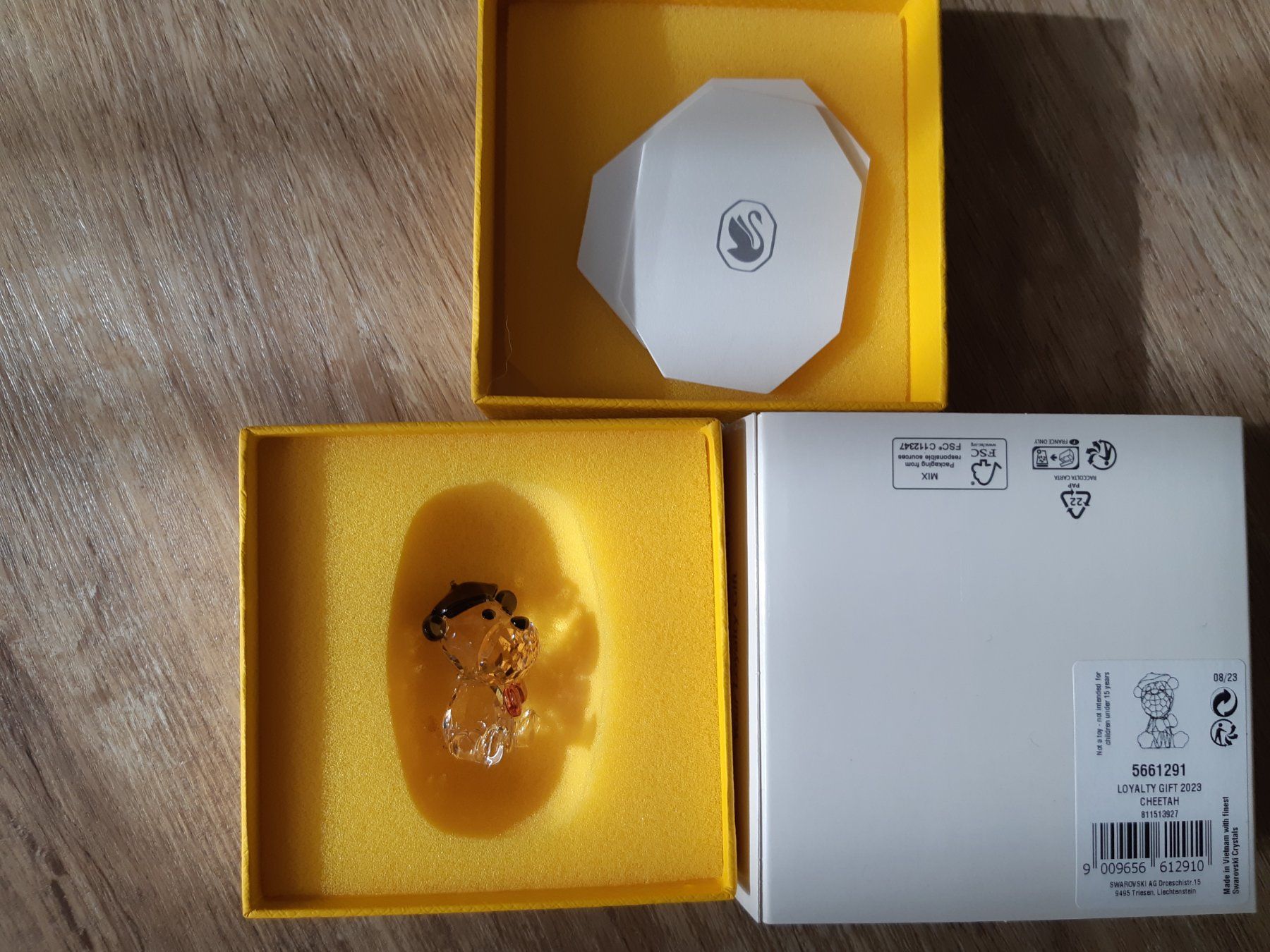 Swarovski Statuette: Swarovski Gepard Cheetah Loyalty 2023 – Nuovo e nell'imballaggio originale da Thierachern venduto da Shila99 1