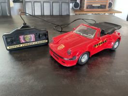 Voiture Téléguidée Vintage 1/18 Porsche 911 Turbo Cabriolet