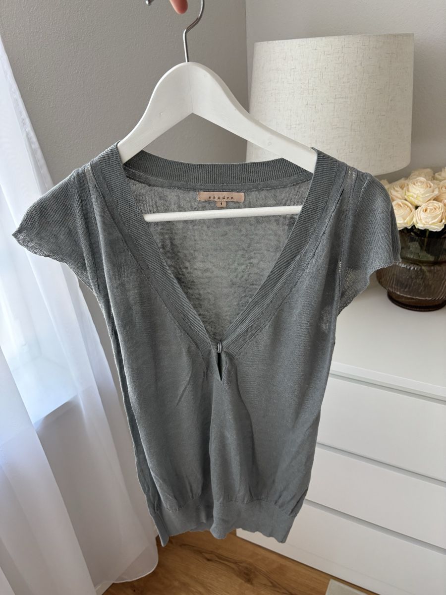 Sandro Tops: SANDRO Linen Top NP: 210.- – Neuf (Voir description) à Horgen par len_qjz9