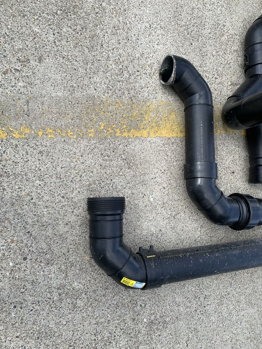 Sanitär: Geberit Abfluss Rohre  – Gebraucht aus Winterthur von grundwasser 4