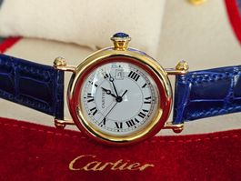 Cartier Diabolo Damen Armbanduhr aus 18Karat Gelbgold