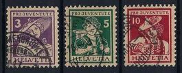 Pro Juventute Serie 1916 gest. SBK 100.-