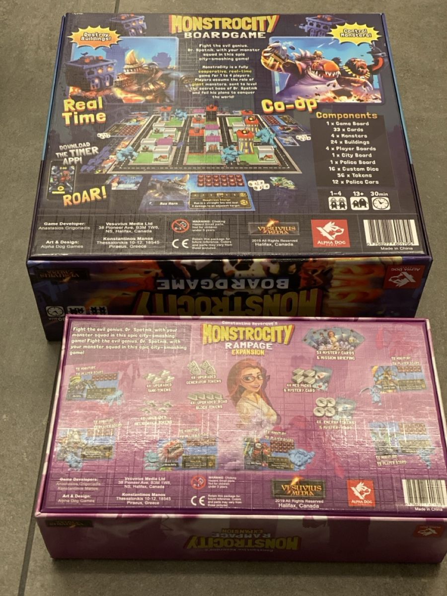 Giochi: Monstrocity & Expansion - Boardgame – Nuovo (secondo la descrizione) da Au (ZH) venduto da Thanks 1