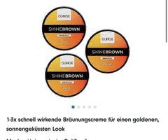 # WOMAN - 3 Stk. Bräunungscreme ,,NEW‘‘ #