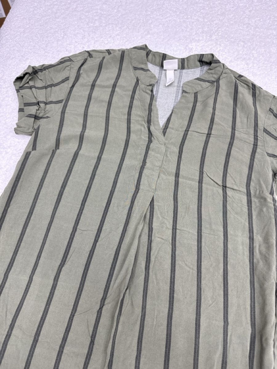 H&M Vestiti: Robe H&M rayée kaki taille 36 EUR – Usato da Chenens venduto da anasantos90 1